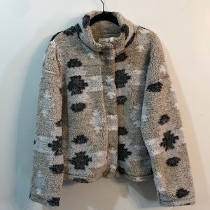 Thread & Supply Patterned Teddy Jacket